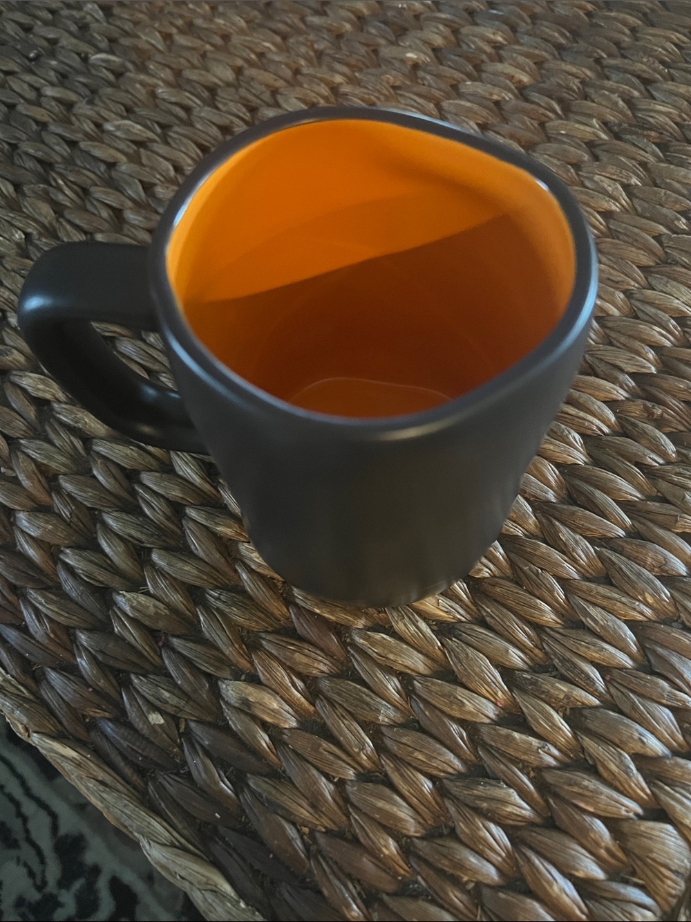 Rae Dunn Black Mug with Orange "Cheers Witches" Lettering - Picture 3 of 3